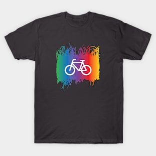 Rainbow bike T-Shirt